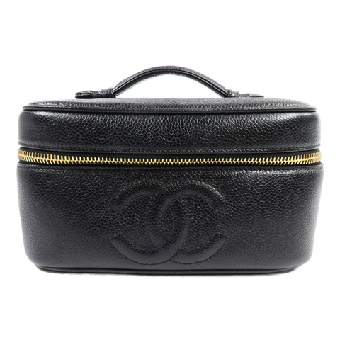 CHANEL 牛皮皮革Vintage Vanity Case手挽袋