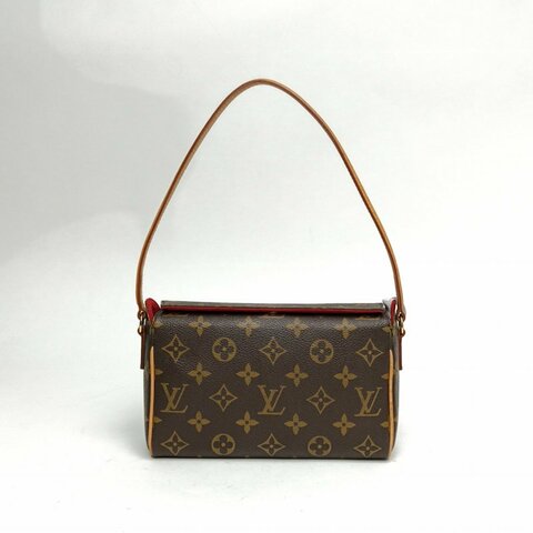 LV 中古表參道盒子包老花金扣2002肩背包
