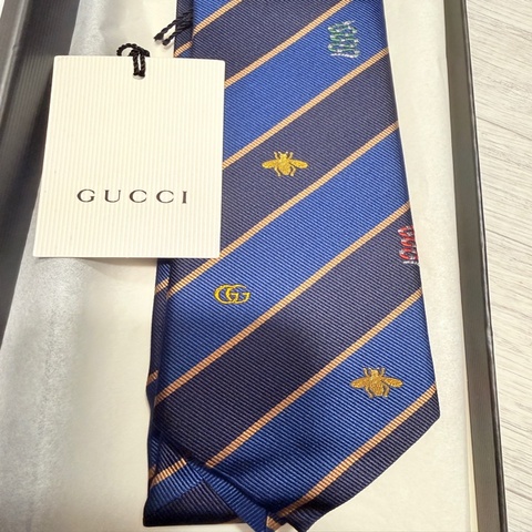 全新Gucci領帶