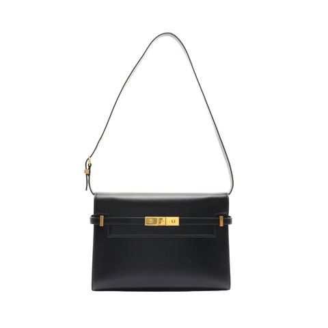 SAINT LAURENT YSL 聖羅蘭 Manhattan 肩背包 黑色 牛皮 579271