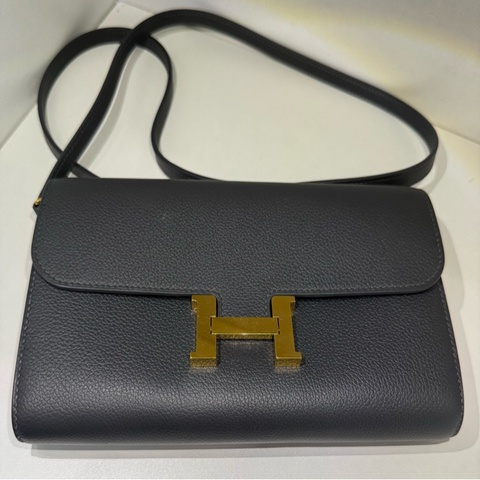 Hermès Constance To Go 石板灰 Ardoise 金釦