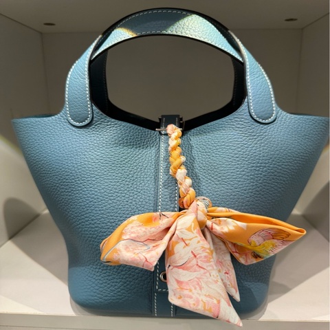 Hermès Picotin 18 新牛仔藍 New Bleu Jean 銀釦