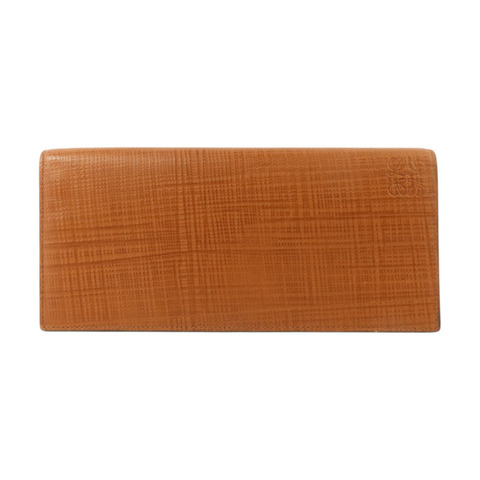 LOEWE 牛皮皮革Long Wallet銀扣長錢包
