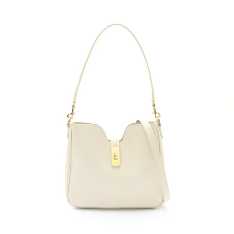 CELINE 賽琳 Small Camille 16 Soft 兩用包 白色 牛皮 120693FX9
