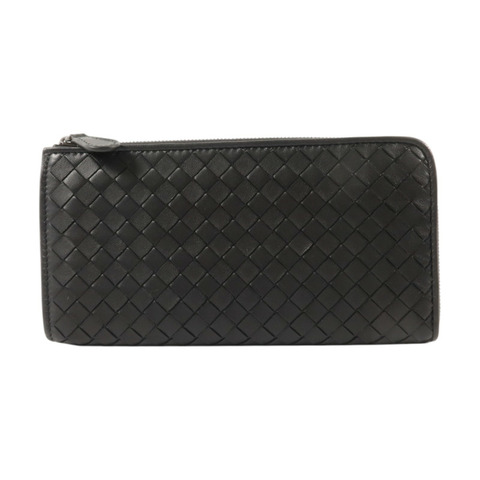 BOTTEGA VENETA 羊皮皮革Zipper Long Wallet長錢包