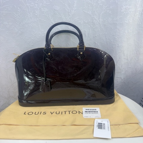 Louis Vuitton Alma MM Amarante Handbag