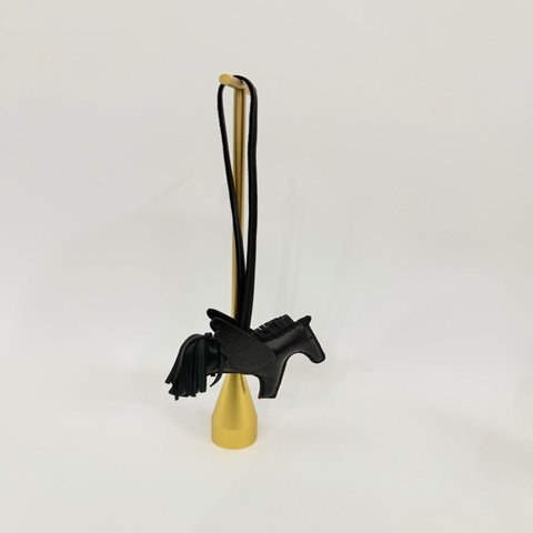 Hermes 黑小羊皮拚蜥蜴皮rodeo pm 小飛馬