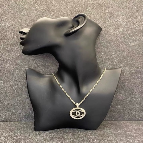 CHANEL✨A99076 珍珠CC logo圓牌拉鍊毛衣鏈長鍊短鏈二用項鍊
