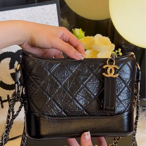 香奈兒Chanel 黑色小號流浪鏈條包