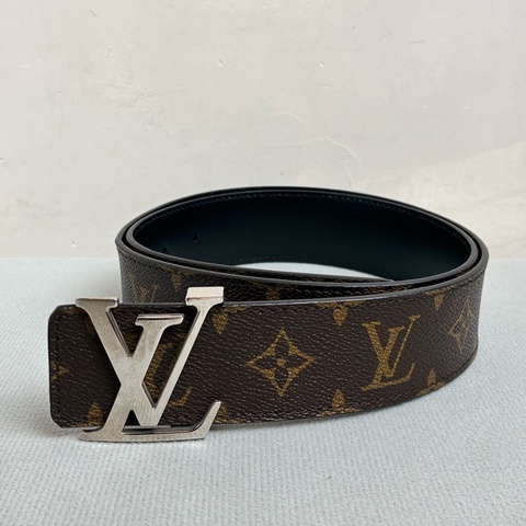 LV/路易威登  亮金頭腰帶皮帶老花金扣 90碼 寬36mm