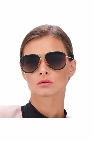 Gucci 經典飛行員太陽眼鏡