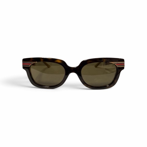 二手品 GUCCI GG0281SA 001 黑色太陽眼鏡