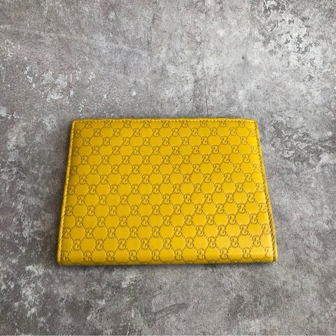 GUCCI經典款招財黃滿印記事本