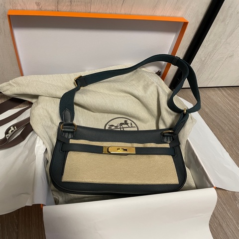 愛馬仕迷你吉普賽Hermes mini Jypsiere 金扣V0 Vert Rousseau/60 Vert Cypress