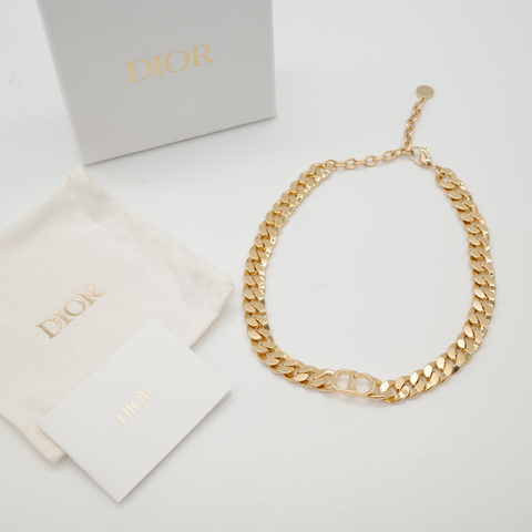 Dior CD金鍊 短練 頸鍊 項鍊