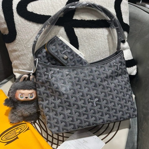全新 Goyard boheme mini hobo bag Grey