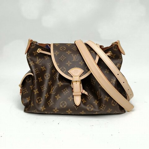 LV ODYSSÉE中號36老花金扣晶片肩背包
