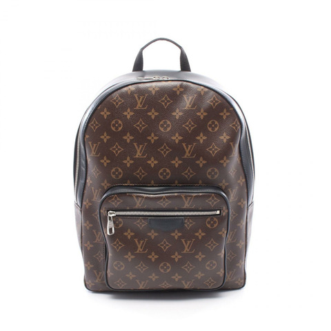 路易威登 Josh 雙肩包 M41530 Monogram macassar 帆布 棕色/黑色