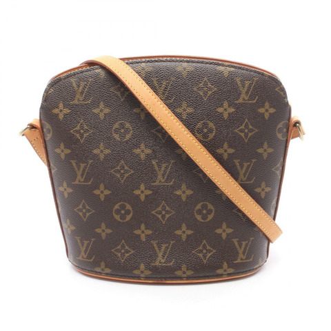路易威登 Drouo 斜背單肩包 M51290 Monogram 帆布 棕色 二手 LV
