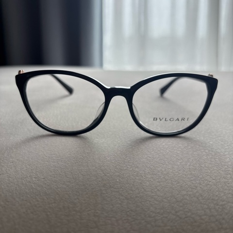 Bvlgari 寶格麗小花黑框光學眼鏡4185B