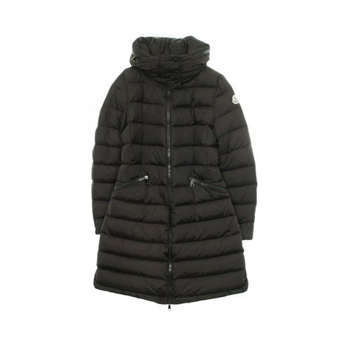 MONCLER FLAMMETTE 連帽羽絨外套 4993105 尼龍 黑色 二手 女款 #1