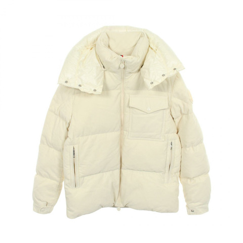 MONCLER VIGNEMALE 燈芯絨羽絨外套 1B58000 棉質 白色 二手 女款 #1