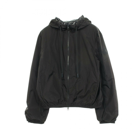 MONCLER CASSIE 連帽尼龍夾克外套 1A00117 黑色 二手 女款 2 碼