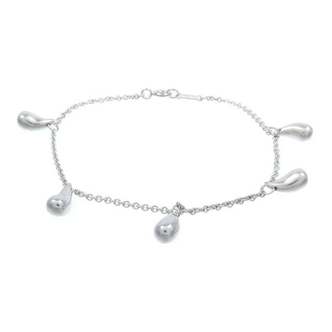 TIFFANY＆CO 925純銀Elsa Peretti Teardrop 5 Bracelet手鏈