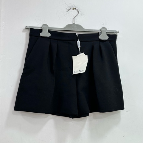 MaxMara 女款 BORMIDA 休閒短褲 黑色 38碼 全新  腰37 長46