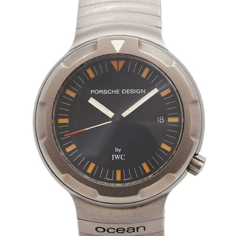 IWC萬國錶 保時捷設計 Ocean 2000 IW352401 黑色錶盤 男士腕錶