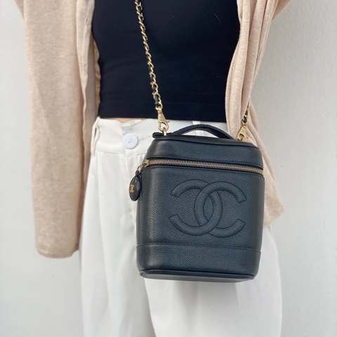 香奈兒/Chanel vanity case中古盒子包