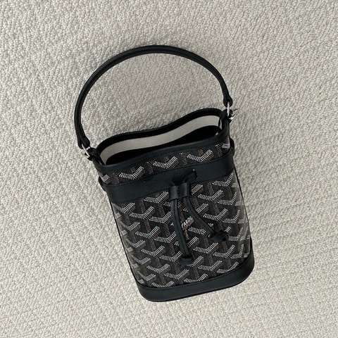 【GOYARD｜經典黑 小水桶包】