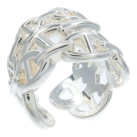 HERMES 925純銀Chaine d'Ancre Enchainee戒指