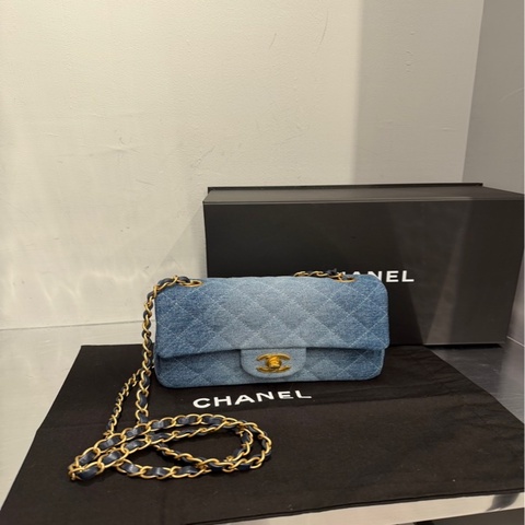 Chanel 水洗牛仔CF 大迷你 CF20 ｜Classic Trend CT精品｜台北東區實體
