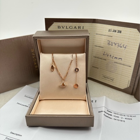 BVLGARI/寶格麗 手鍊 DIVAS' DREAM 扇子系列 18K鑽 全套18年卡