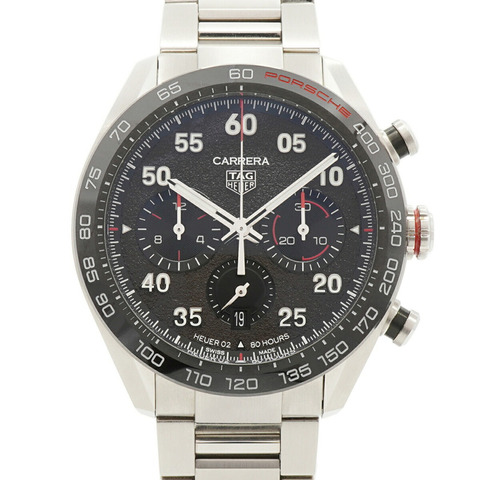 TAG Heuer 豪雅卡萊拉保時捷特別版 CBN2A1F 黑色錶盤男士腕錶