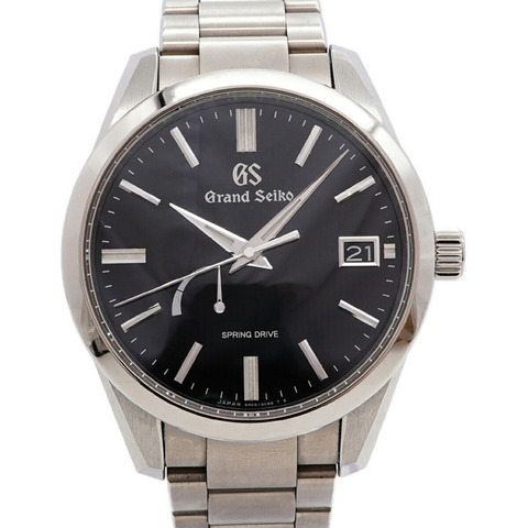精工 Grand Spring Drive SBGA349 9R65-0CJ0 黑色錶盤男士腕錶