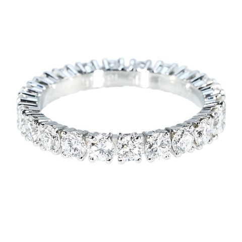 CARTIER 卡地亞 Destinée 鉑金滿鑽排戒 婚戒