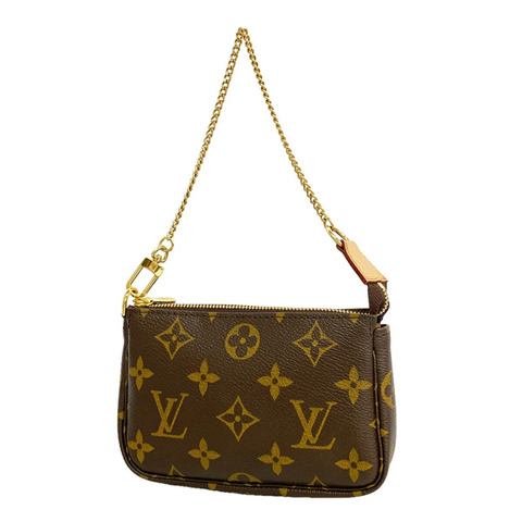 路易威登 Monogram Mini Pochette Accessoires M58009 棕色女士包/手拿包