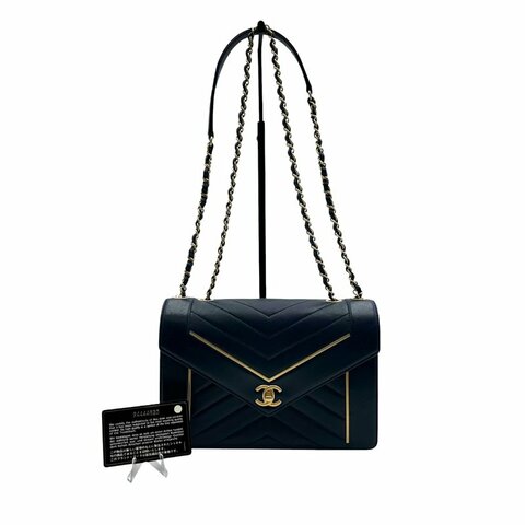 【美收精品】Chanel 羊皮翻蓋包 C-983【隔月月中將轉賣至日本 上架期限30天】