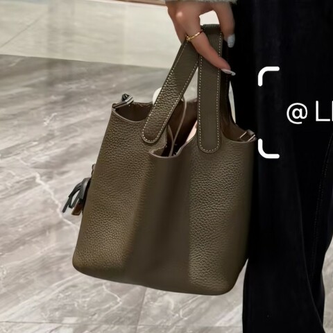 🐎Hermès 愛馬仕｜菜籃子18｜大象灰金
99新✨️
