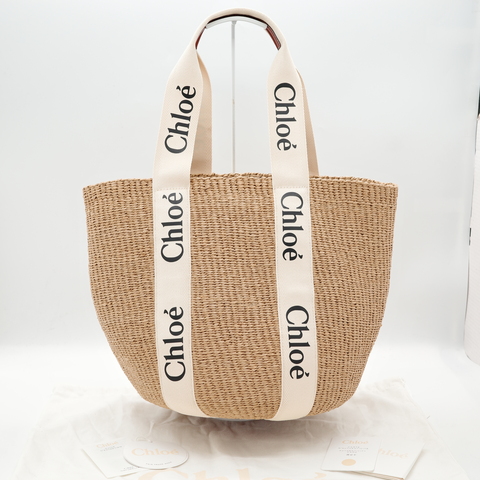 Chloé 蔻依 草編 單肩包