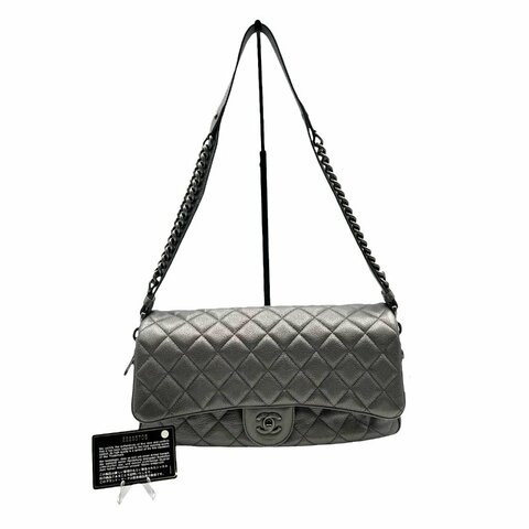 【美收精品】Chanel 菱格紋牛皮肩背包 C-992【隔月月中將轉賣至日本 上架期限30天】