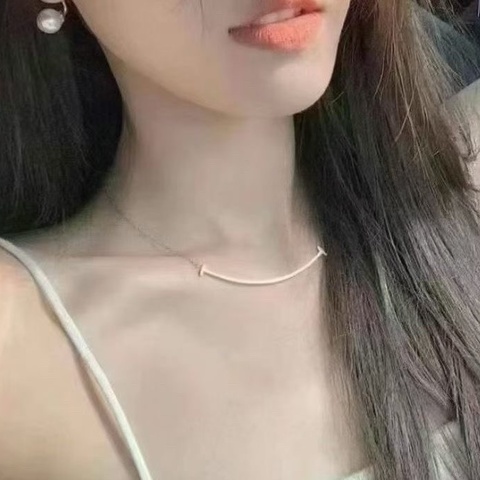 Tiffany & Co. 蒂芙尼笑臉項鍊 玫瑰金大號  附件有盒子 經典款