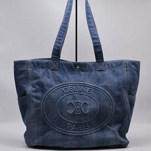 CELINE 牛仔托特包
