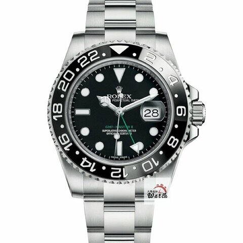 【大眾金時代】ROLEX 勞力士116710LN GMT-Master ll 絕版停產 黑面綠針 全黑 大眾金時代G419