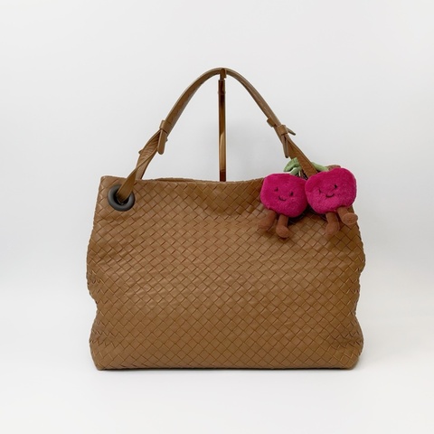 Bottega Veneta 駝色編織羊皮Hobo 包｜✨Wisher惟奢名品✨