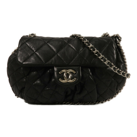 CHANEL 牛皮皮革Shoulder Bag鏈帶肩背袋