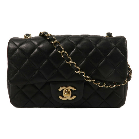 CHANEL 羊皮皮革Mini Classic 20鏈帶肩背袋