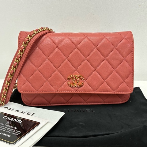 Chanel香奈儿 19 bag系列woc發財包「實物成色請與店員聯繫」